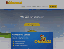 Tablet Screenshot of chimpworksgames.com